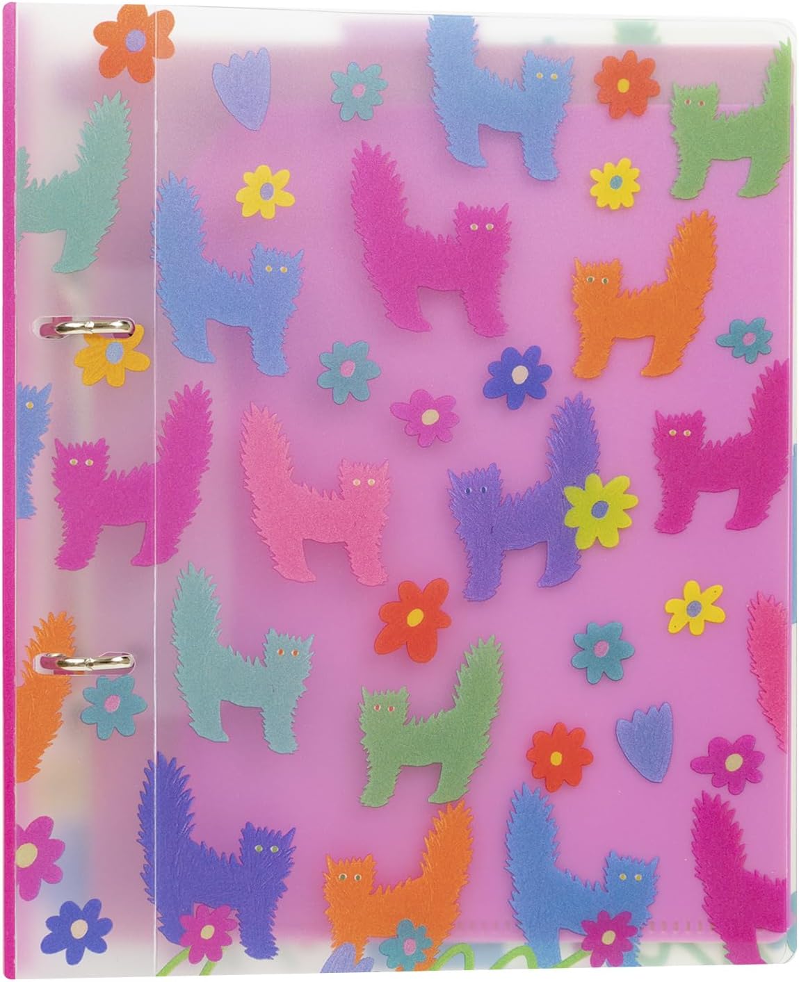 Greeting Life Barbapapa 2 Hole Binder A5 Size Clear BBZ-308 Blue