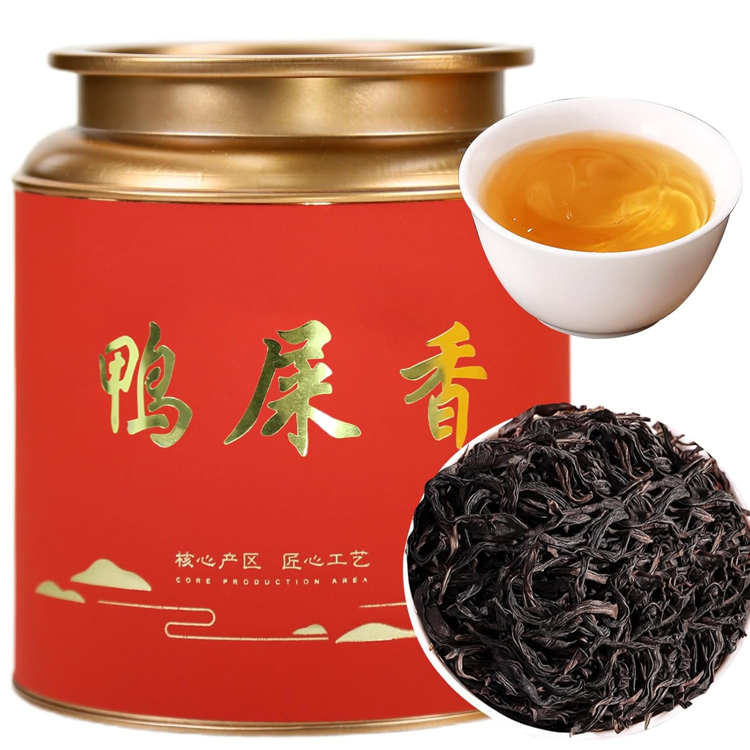 CHADUO CHADUO Phoenix Dancong Oolong Tea Loose Leaf Ya Shi Xiang Oolong Tea Loose Leaf Guangdong Chaozhou Yashixiang Chinese Tea 4.23oz/120g Jasmine & Honeysuckle Aroma Blend Superior Floral Oolong 鸭屎香 凤凰单丛 潮州乌岽单枞茶叶 乌龙茶