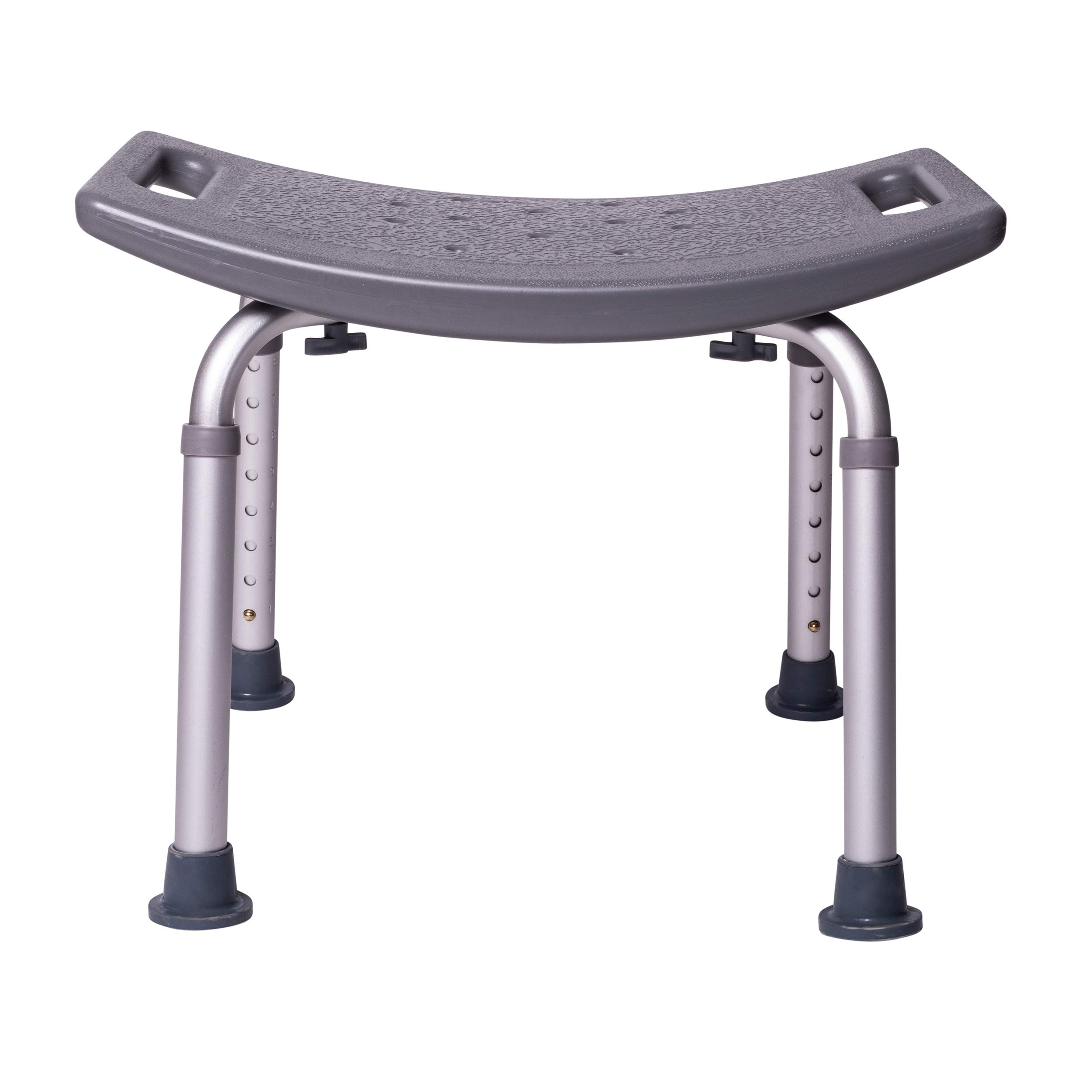 ONVAYA Taburete de baño 150 kg gris | Taburete de ducha | Asiento de ducha | silla de ducha