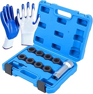 Amazon.com: Axle Spindle Threading Set, 10pc Axle Thread Repair Kit ...