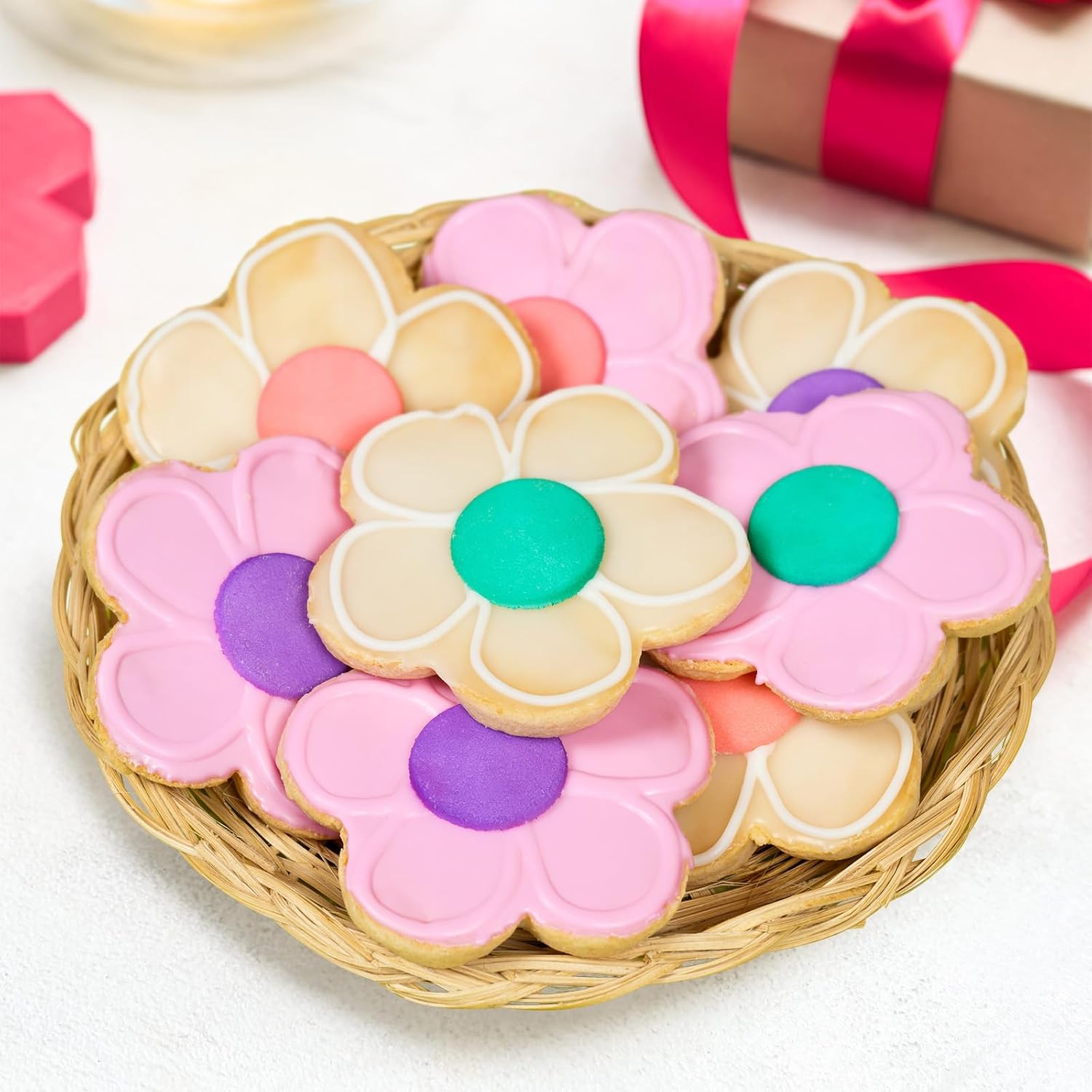 ALLTOP Flower Cookie Cutter Set – 4 Different Sizes of Scalloped Stainless Steel Biscuit Cutters for Baking, Donut, English Muffin, and More image 5