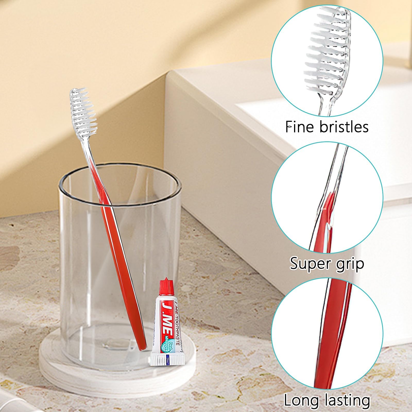150 cepillos de dientes desechables con pasta de dientes, cepillos de dientes de viaje empaquetados individualmente, para viajes o excursiones, huéspedes de hoteles, residencias para personas sin