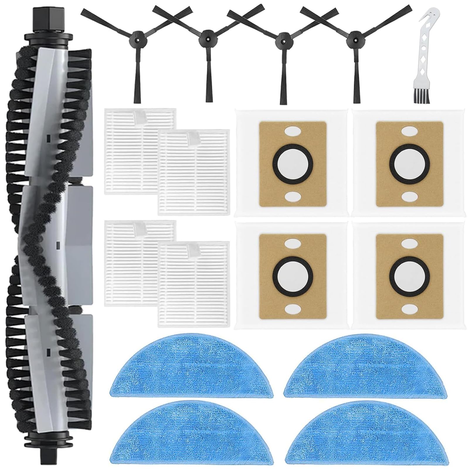 18 Pack Replacement Parts for ILIFE A30, A30 Pro, A30s Robot Vacuum