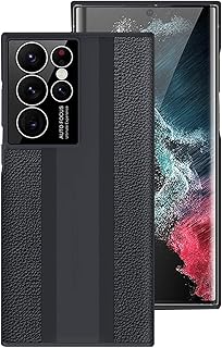 Icwusa Funda para Samsung Galaxy S23/S23Plus/S23Ultra, funda delgada y delgada, de piel, a prueba de golpes, protección completa, suave y flexible, S23 Plus, color negro