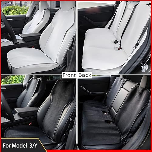 Miniatura 2 de Fundas protectoras para asiento de automóvil, funda de cojín para asiento delantero y trasero del conductor, para el juego de fundas de asiento