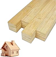 Vista 9 de Varillas de Madera de 1/2 x 48 Pulgadas 50 PCS Palos de Madera Varillas de Espiga de Madera - Palos de Bambú Sin Terminar - para Manualidades