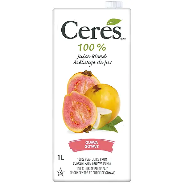 Ceres 100% All Natural Pure Fruit Juice Blend , Rich in Vitamin C, Guava 33.8 Fl Oz 1