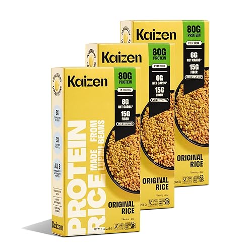 Kaizen Low Carb Keto Rice - Gluten-Free, High Protein (20g),