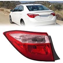 Left Driver Outer side Taillight Assembly For 2017-2019 Toyota Corolla LH