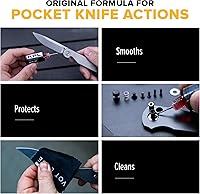 Vista 3 de Lubricante de pivote para cuchillo – Aceite original para cuchillas – Aceite sintético de rectificado para navaja de bolsillo – Lubricante
