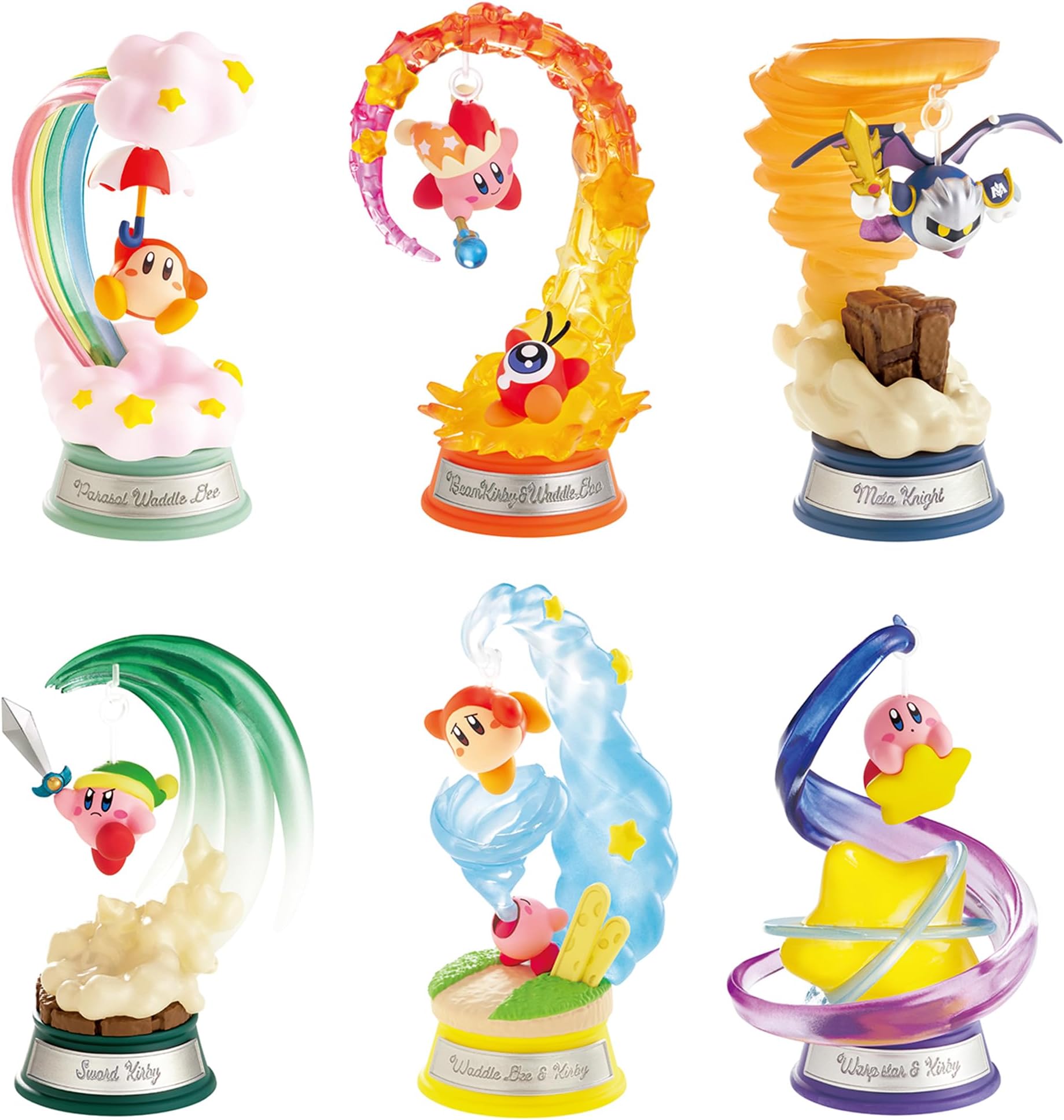 Re-Ment - Boite de 6 Figurines Kirby Terrarium Swing Kirby - 4521121206530