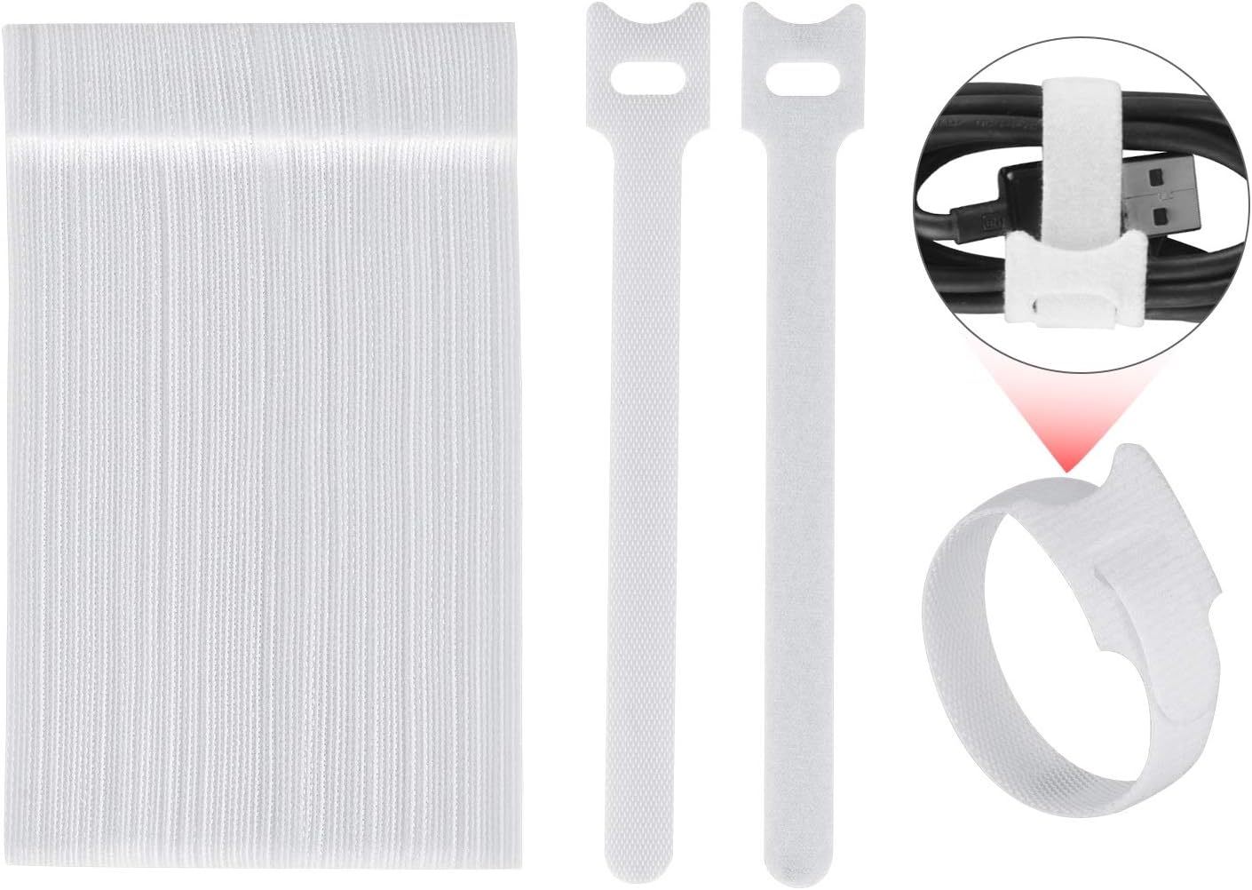100pcs Reusable Fastening Cable Ties, Xcellent Global 6 Inch Adjustable
