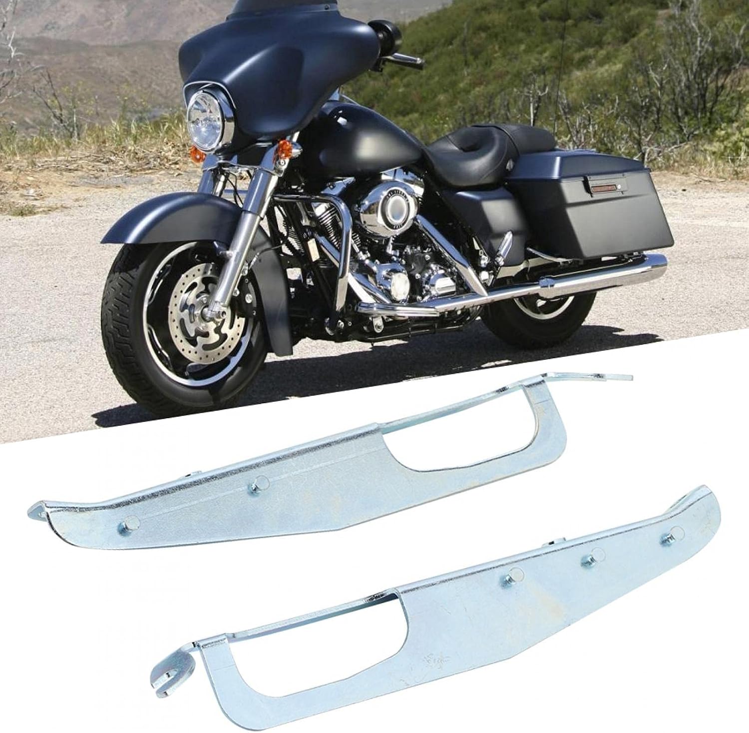 Pair of Inner Fairing Support Bracket Motorcycle Accessory Fit for EFI - FLHX FLHTC FLHTCU Fairing Support Fairing Bracket Fairing Bracket for FLHX Motorcycle Fairing Bracket Motorcycle Accessory EFI