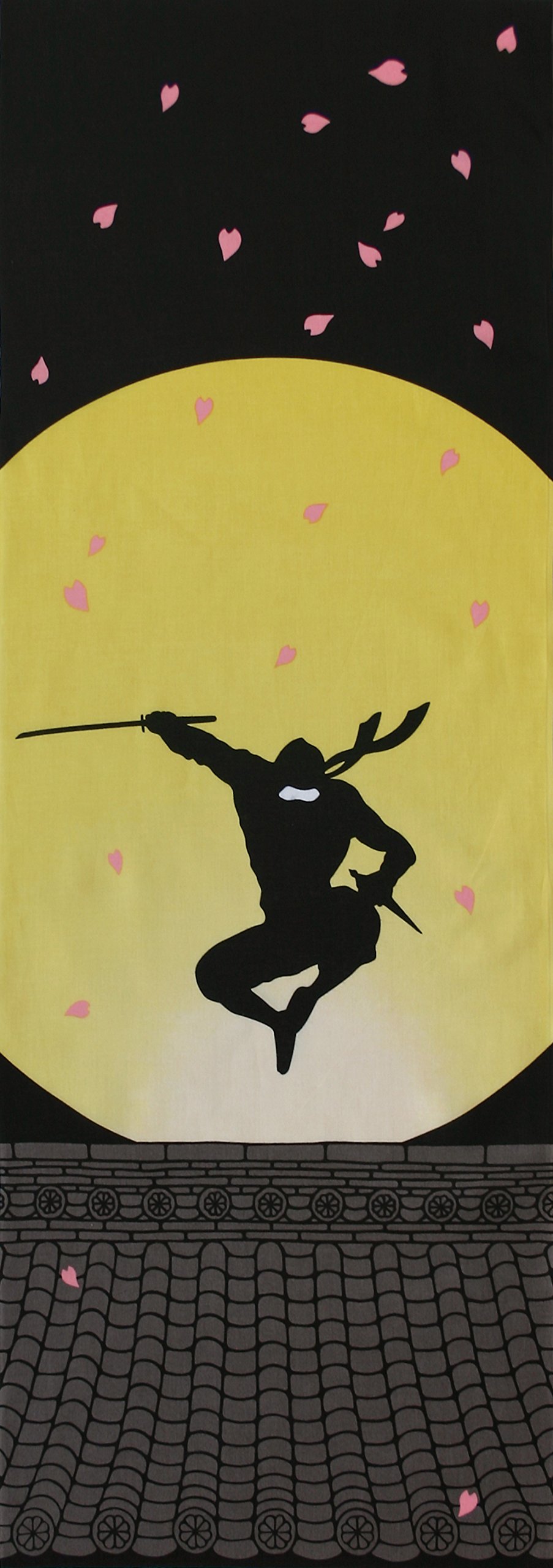 ぬぬぬ様　画像確認用 Amazon｜Samurai market 前田染工 大和絵 てぬぐい 月光忍者｜手ぬぐい