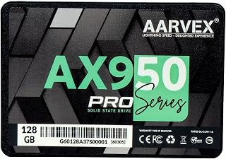 AX950 Pro Series 128GB Internal SSD 2.5 Inch SATA III 6Gb/s, High-Speed Solid State Drive for Laptop & Desktop, Up to 550MB/s, 3D NAND, Fast Boot, Shock Resistant, 7mm, 5-Year Warranty