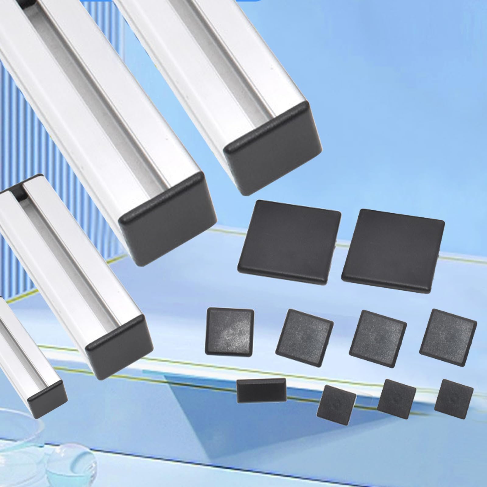 10X 1M LED Profilo Alluminio Profilo Angolare Guida Barra Per Striscia LED EUR 37,56 - FR - Foto 4