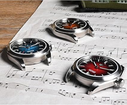 SAN MARTIN SN0144-GX-4 MOP ブラック 自動巻き時計