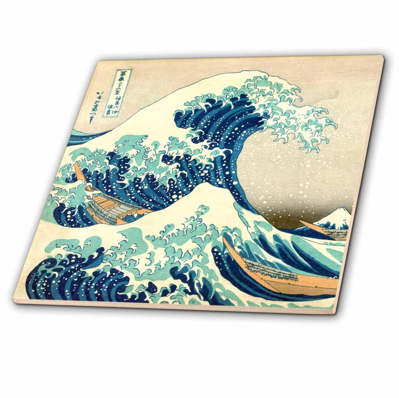 波模様　うず潮 Amazon.com: 3dRose ct_155631_1 The Great Wave Off Kanagawa by