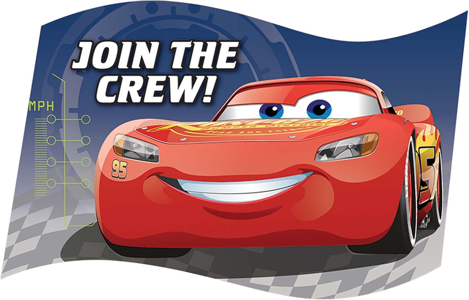 Disney Cars 3" Postcard Invitations, Party Favor, 8 Ct.
