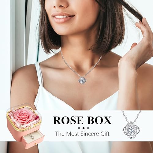 Miniatura 4 de COOLCAA Regalos de rosas de cristal para mujeres, regalos de cumpleaños para mujeres, regalos para mamá, regalos para novia, regalos para esposa,