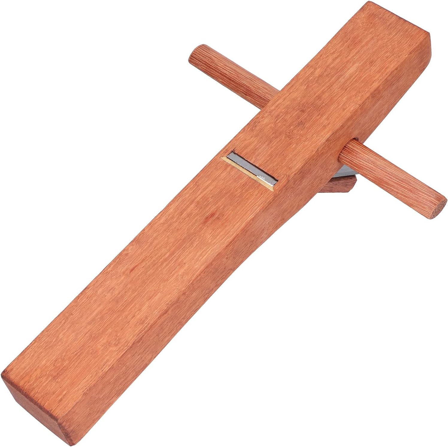 Precise Woodworking Hand Planer Lightweight Teak and Manganese Steel Blades for Wood Trim Fits Carpenter DIY (400)