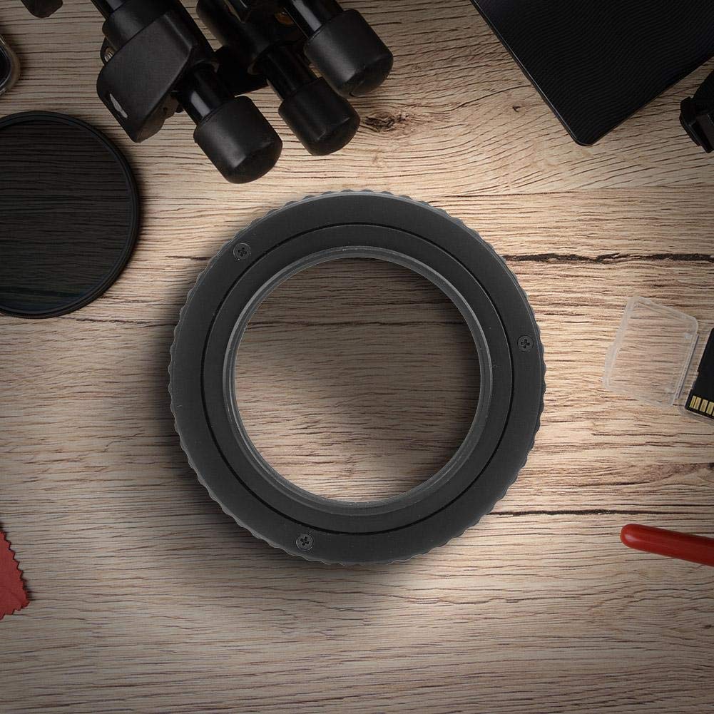 Vbestlife Regulowany adapter Helicoid z ogniskiem M42 do M42 skupiający helikoid adapter do montażu obiektywu makro rura akcesorium (17 mm-31 mm)