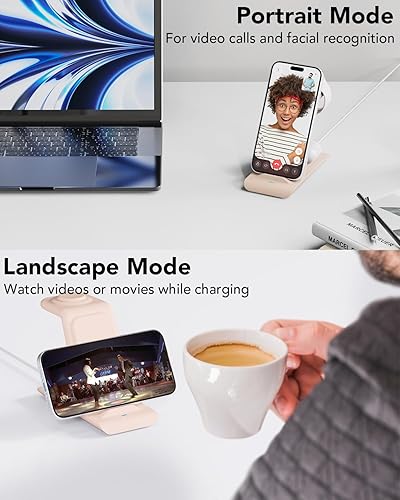 Miniatura 14 de HATALKIN Estación de carga inalámbrica 3 en 1 compatible con Apple Products Cargador de múltiples dispositivos para Apple Watch Ultra 11 10 9 8 7 SE