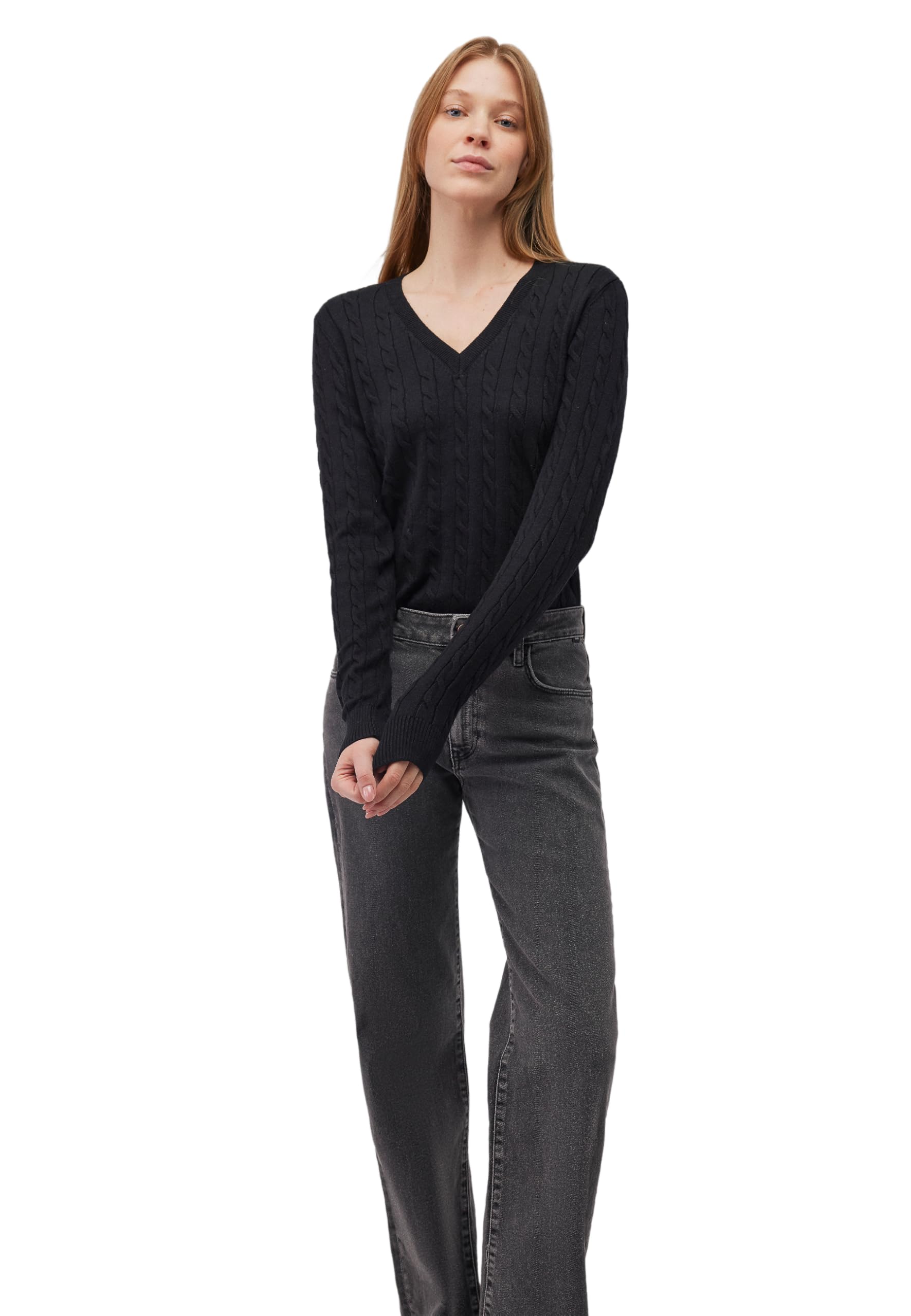 Mavi Damen V-Neck Sweater Pullover
