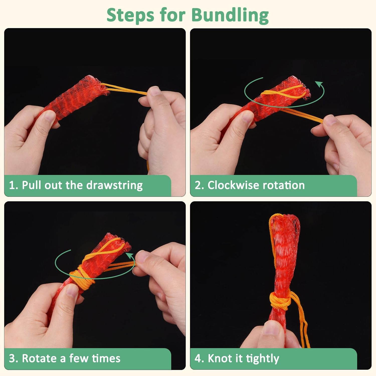 M METERXITY 100 Pcs Watermelon Nets - 50cm/20 Inches Melon Hammock Hanging Watermelon Support Nets Bags Reusable Melon Nets Melon Hammock for Trellis Apply to Garden(27lbs, Red)