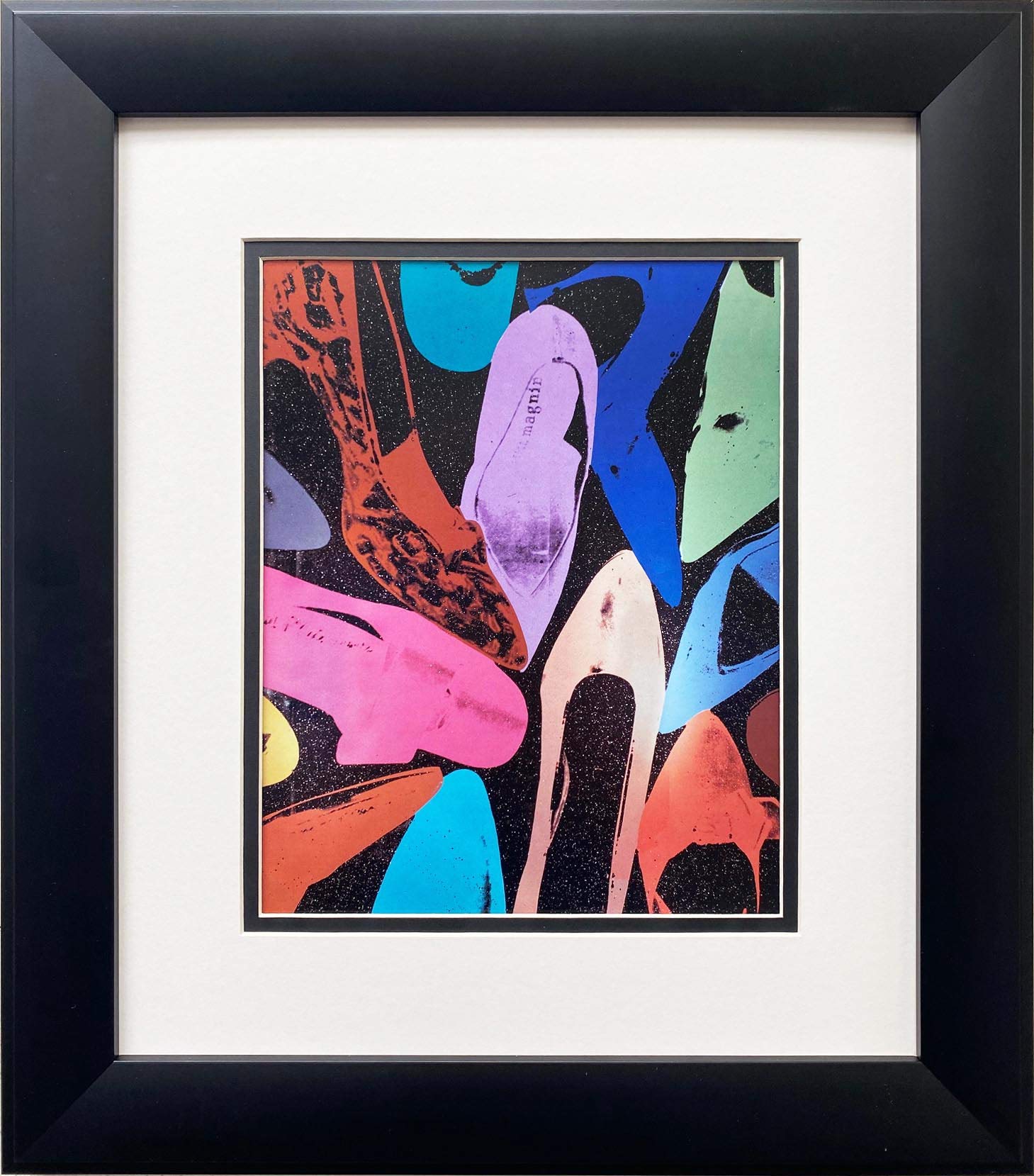 Amazon.com: Gallerygems Andy Warhol Diamond Dust Shoes Custom