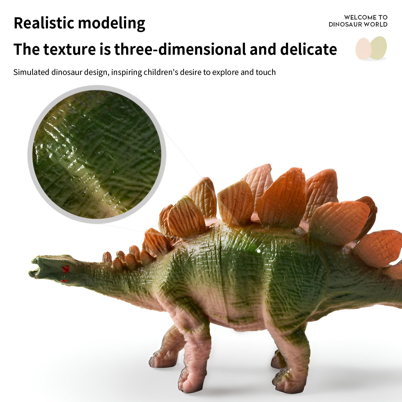 Syfunlv 46 Stück Dinosaurier Spielzeug,Klein Mini Sammlung Dinos Spielzeug mit Aufbewahrungseim,Realistisches Figuren,Spielset einschließlich T-Rex, Carnotaurus,für Kinder ab 3 4 5 Jahren (Stil 6)