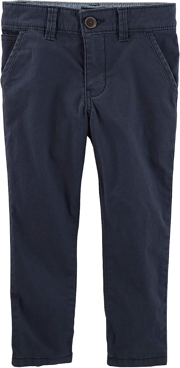 OshKosh B'Gosh Boys' 2T-8 Slouch Straight Pants Navy 4T