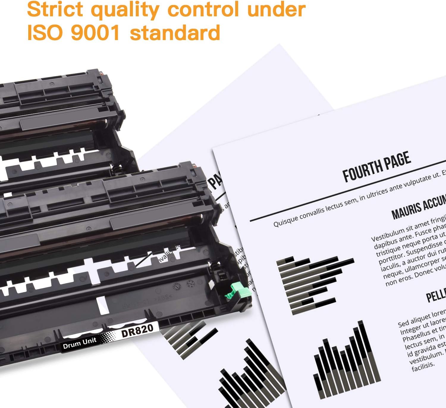 E-Z Ink (TM Compatible Drum Unit Replacement for Brother DR 820 DR820 DR-820 Compatible with MFC-L5900DW HL-L6200DW HL-L5100DN MFC-L5800DW MFC-L5700DW HL-L5200DWT MFC-L6700DW HL-L5200DW (2 Drum Unit)