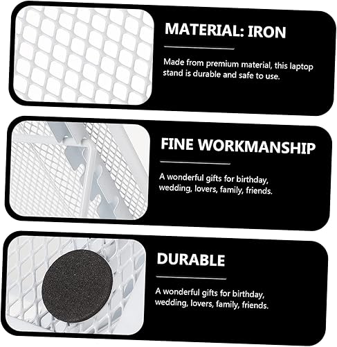 Miniatura 8 de 3 Pcs Portable Computer Bracket Desktop Stand Foldable Computer Holder Tablet Cradles Book Desk Stand Tablet Holder Stand Adjustable Laptop Rack