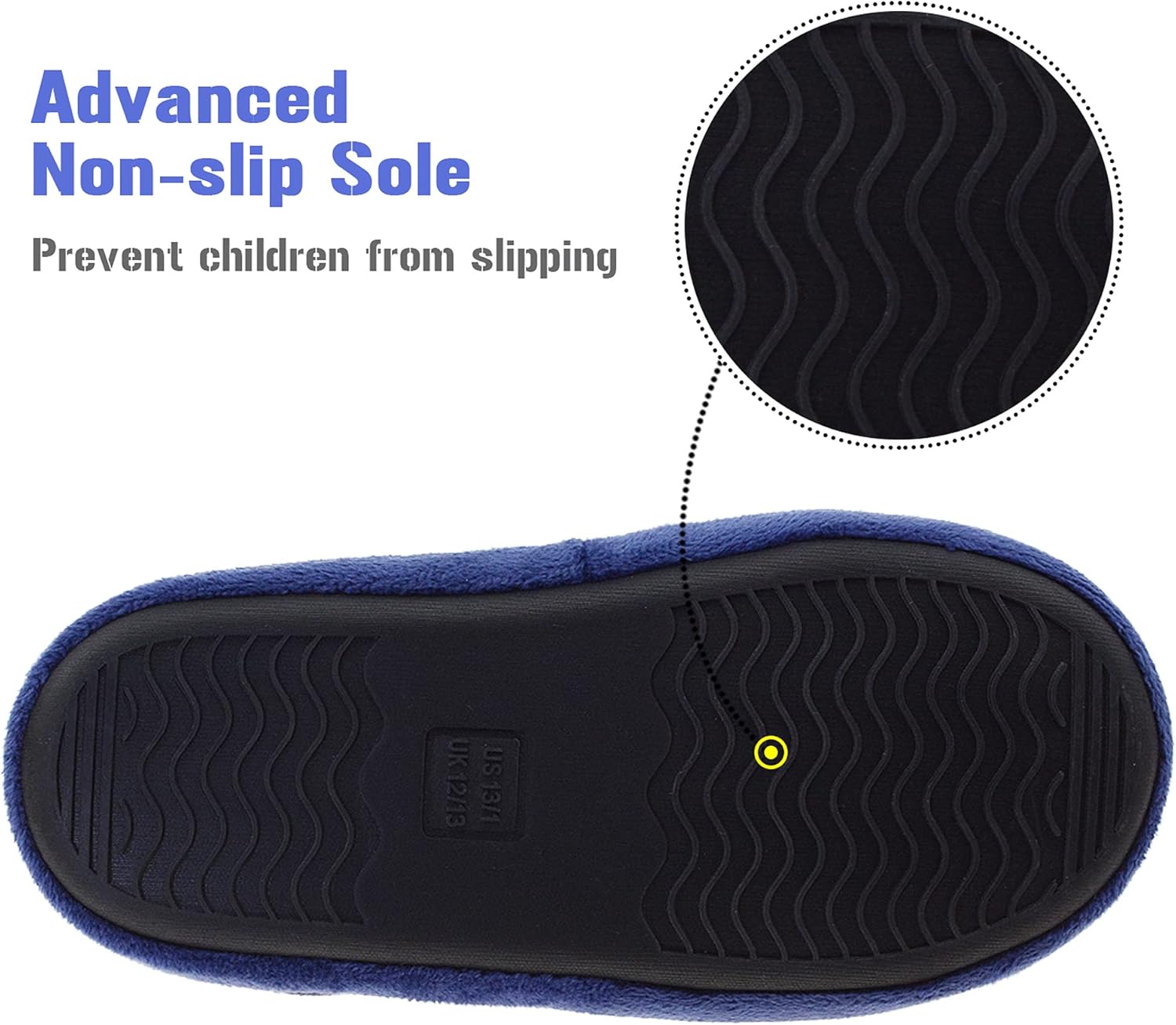 LA PLAGE Dinosaur Slippers for Boys Non Slip Little Kid Slippers for Kid with Memory Foam - Image 5