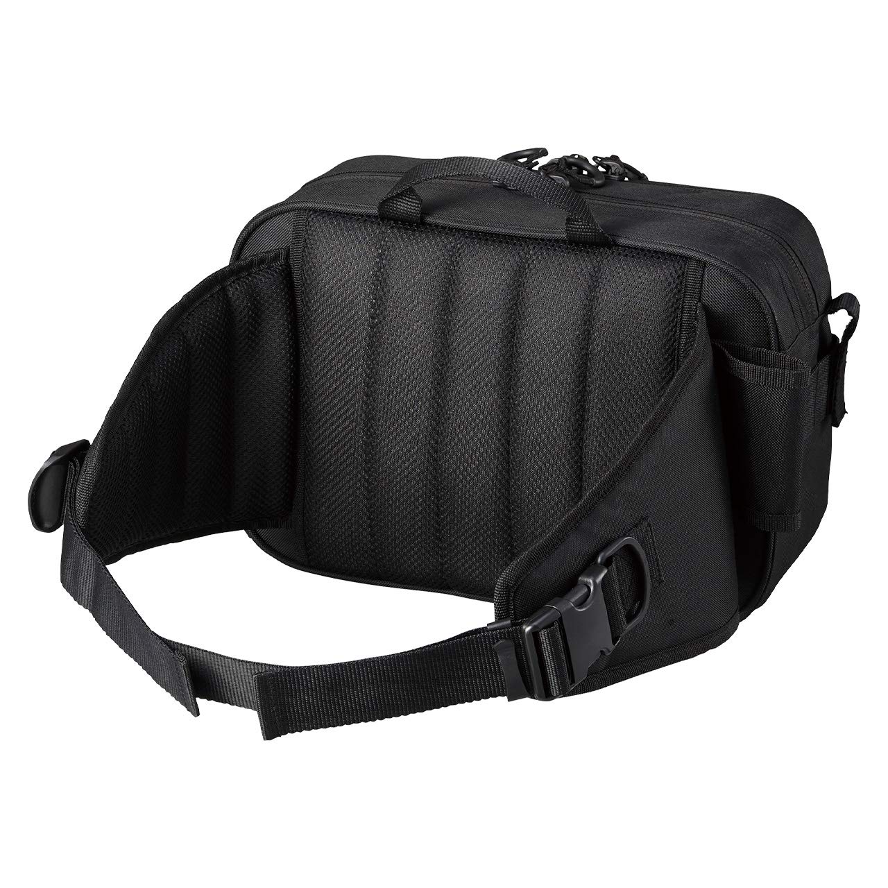 SHIMANO BW-021T Fishing Bag, Hip Bag, Black, M