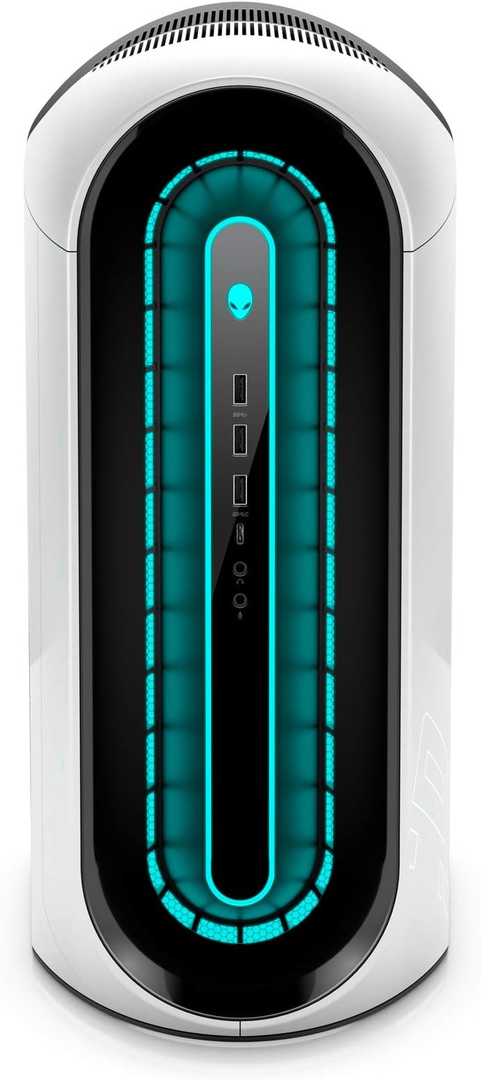 Alienware Aurora R12 RTX 3080 Gaming Desktop PC - NVIDIA GeForce RTX 3080 10GB GDDR6X, Intel Core i7 11700KF, 16GB HyperX Fury DDR4 XMP RAM, 1TB HDD + 512GB SSD, Lunar Light