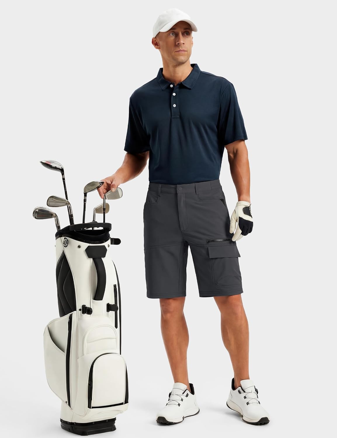 TACVASEN Men's Summer Outdoor Shorts Quick Dry Water Resistant Cargo Casual Golf Work Hiking Shorts (NO Belt) - Image 4