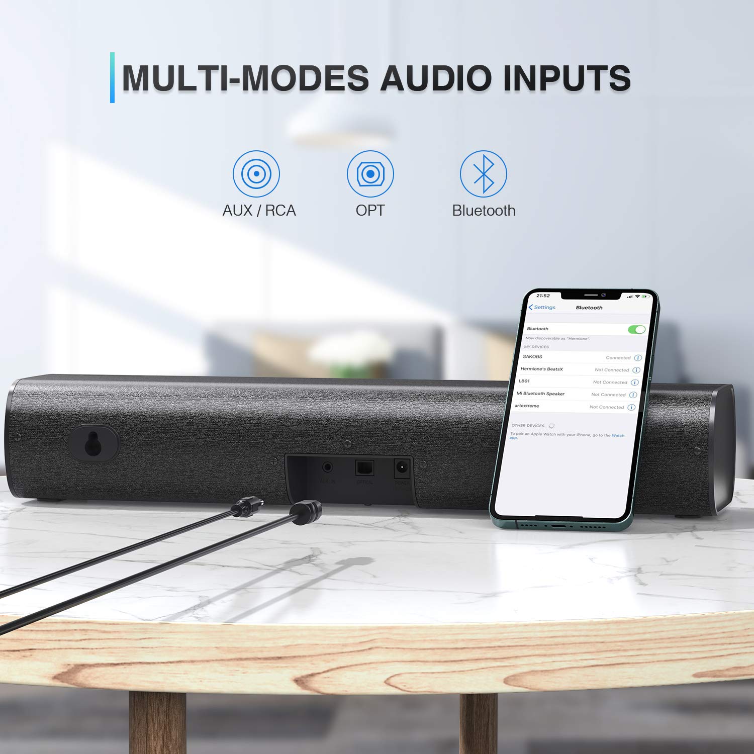Amazon.com: SAKOBS Sound Bars for TV, Soundbar for TV Built-in DSP