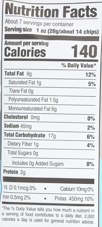 Boulder Canyon Low Sodium Potato Chips, Totally Natural, 6.5 oz Bag