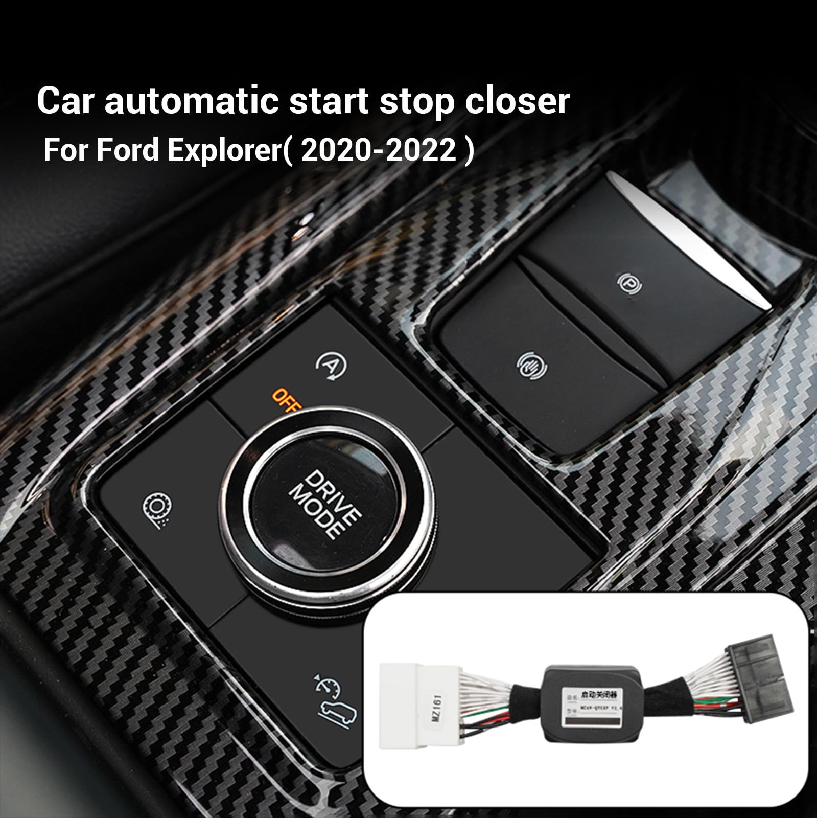 FDAIUN for Ford Explorer 2020 2021 2022 Auto Start Stop Eliminator Instrument Power Accessories 1 PCS