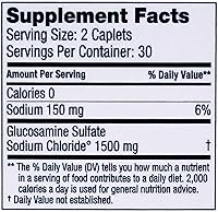 Vista 2 de Dona Sulfato de glucosamina cristalina, 750 mg, píldoras de suplemento para articulaciones para comodidad de rodilla y apoyo a la salud