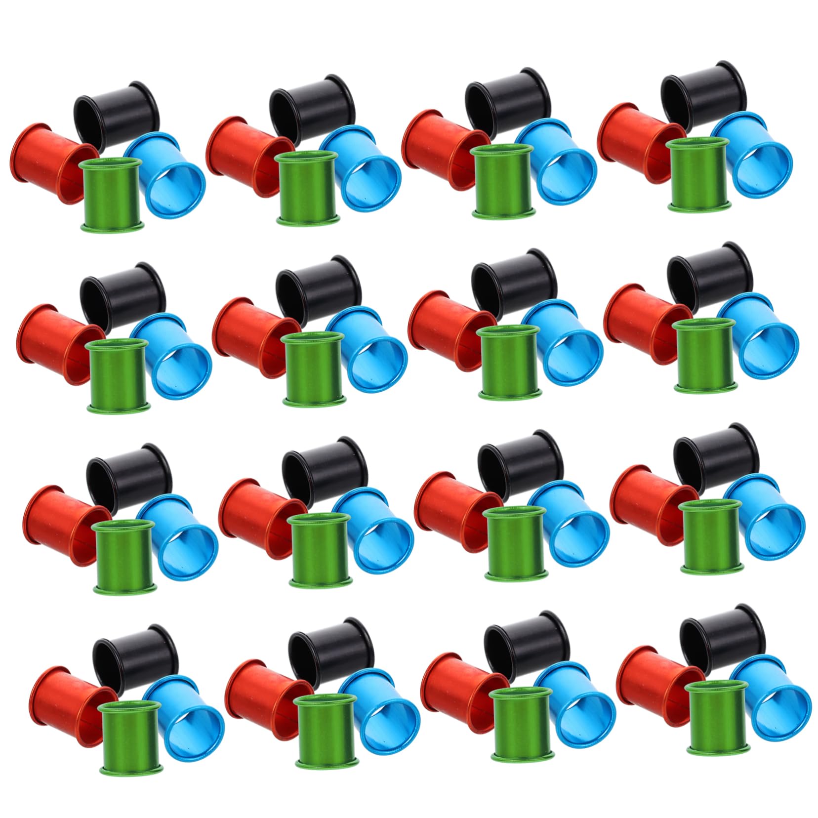 GALPADA 100Pcs Pigeon Leg Bands Durable Bird Marker for Easy Identification Poultry Leg Rings for Racing Pigeons and Birds Random Color