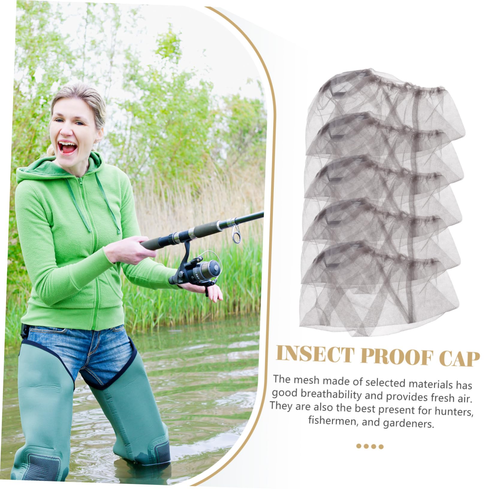 GALPADA Rete per Mosche Cappello con Velo Reti per Baldacchino da Letto Zanzariera Rete da Pesca Reti da Finestra per Zanzariera da Letto Zanzariera da Campeggio Cappelli con
