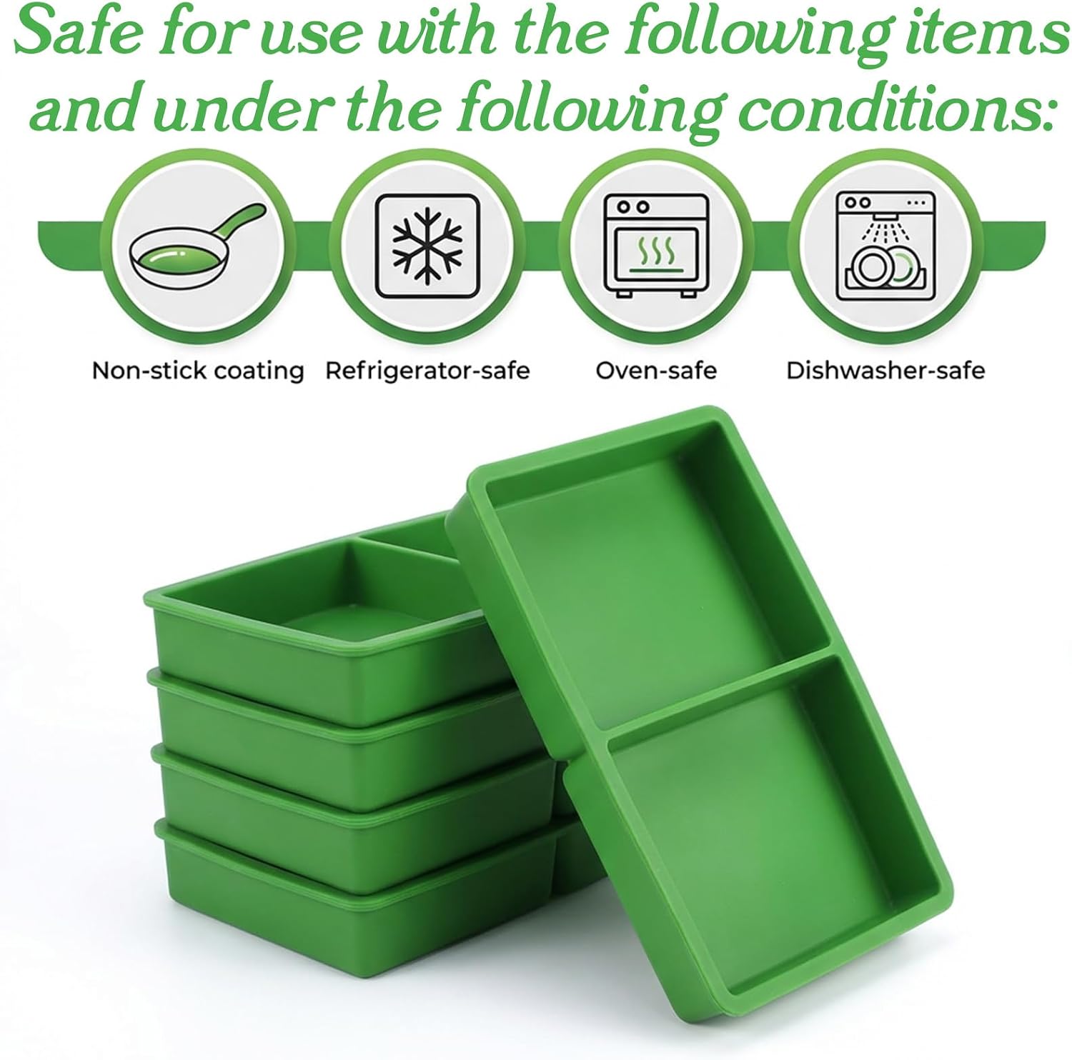 16pcs Silicone Tray Dividers for Harvest Right Freeze Dryer,Green Medium and Small Trays Silicone Food Molds for Harvest Right Freeze Dryer accessories
