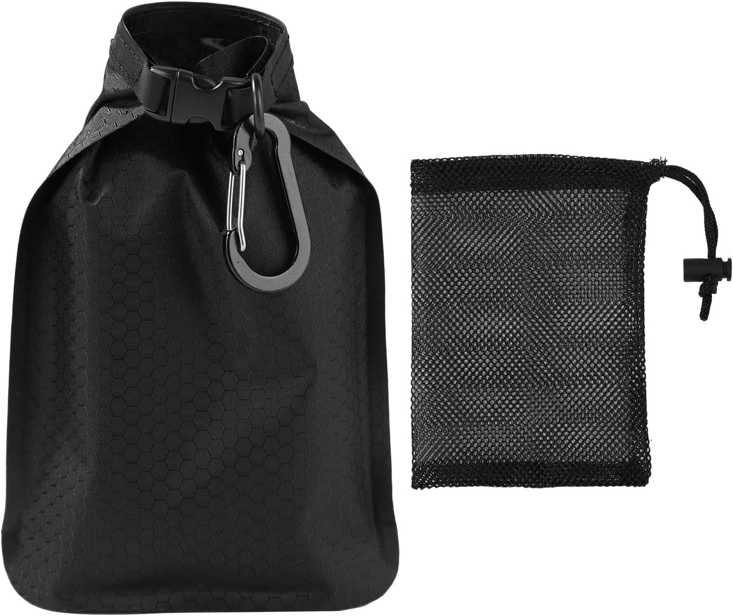 GosknorTravel Soap Bag, Nylon Soap Pouch with Foaming Net and Hanging Hook Soap Holder Travel Black Portable Travel Soap Container Soap Case for Soap Bars for Travel Lover
