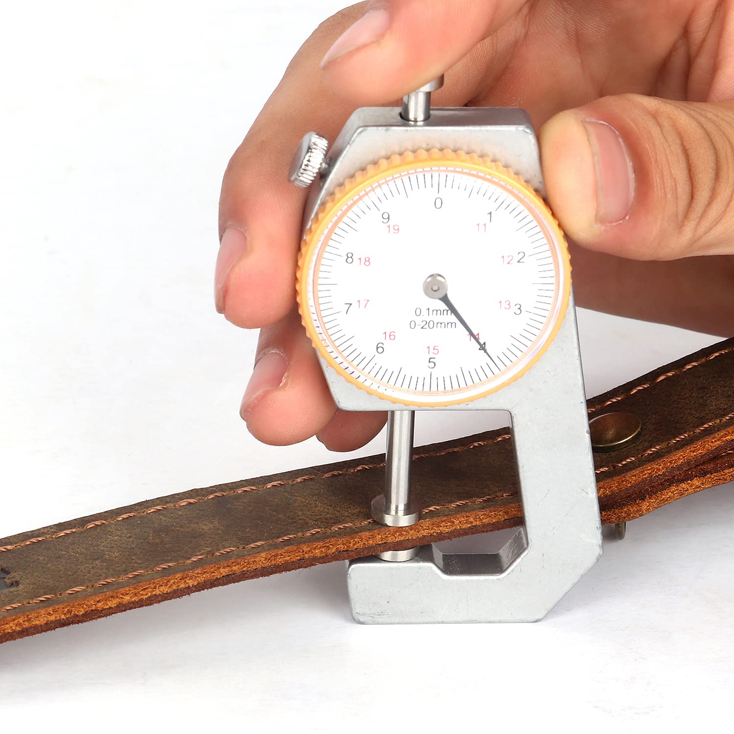 TOURBON Correa para Escopeta Estilo Europeo con Eslinga para Rifle de Cuero Genuino de 3 mm