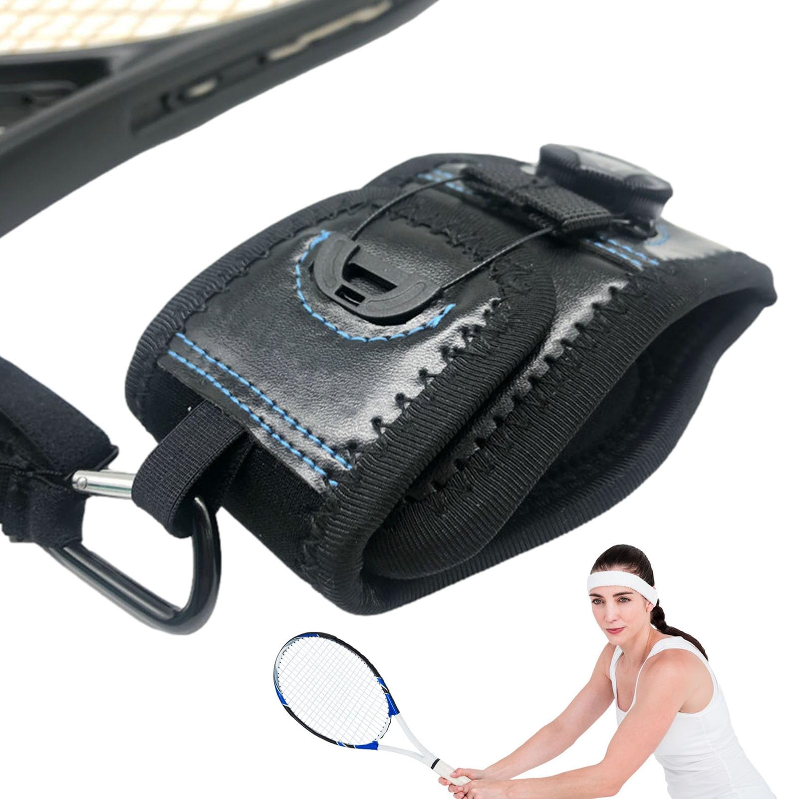 Generisch Supporto per l'allenamento del polso del tennista, per allenare il polso, per regolare la postura, con memoria muscolare per tennis, badminton