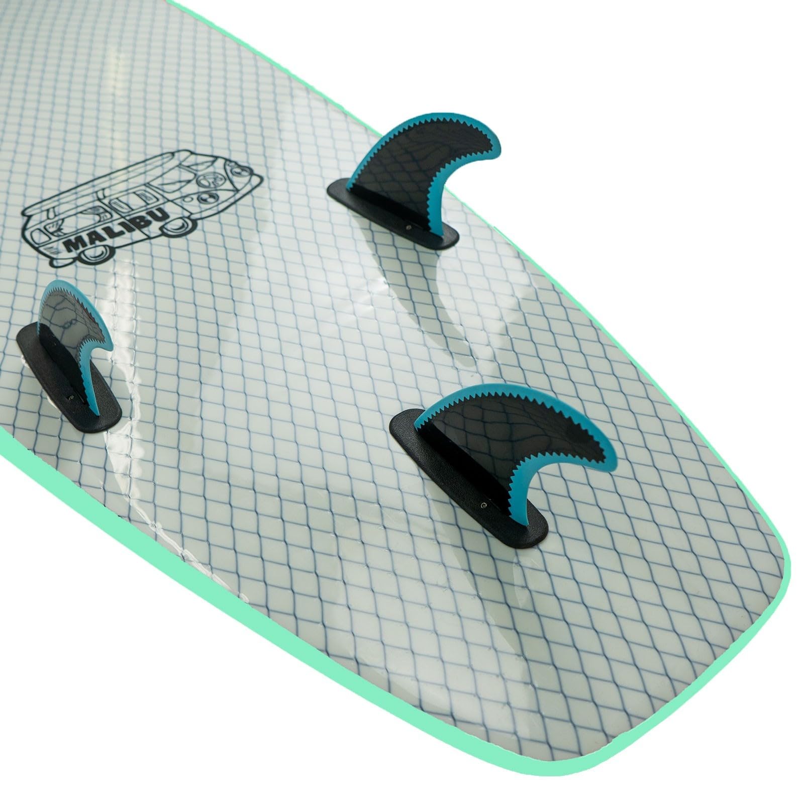 Malibu Beginners Surfboard For Adults And Kids Soft Board Foam