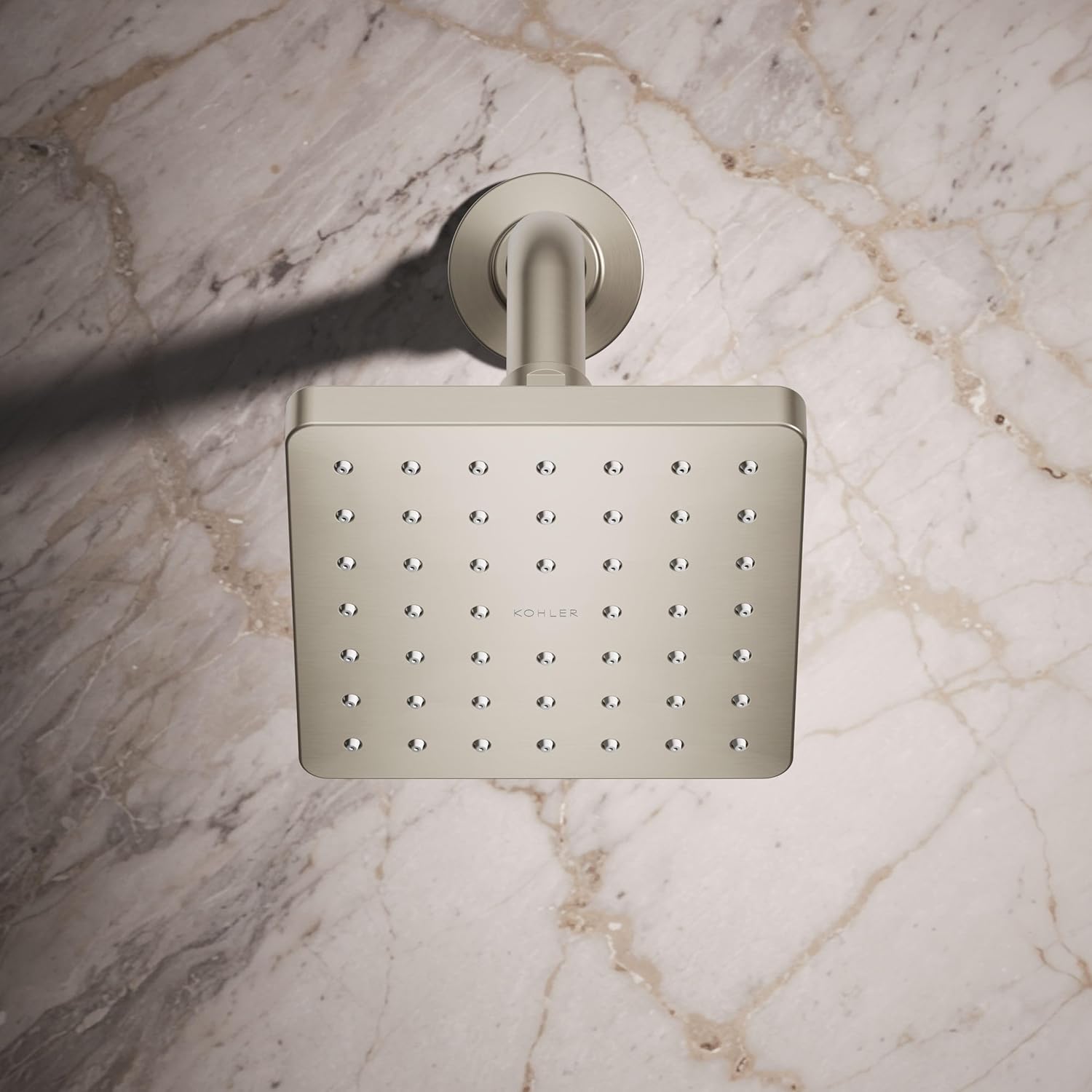 Kohler 24805-BN Parallel® Single-function showerhead, 2.5 gpm, Vibrant Brushed Nickel
